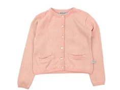 Wheat cardigan Ibi rose tan glitter